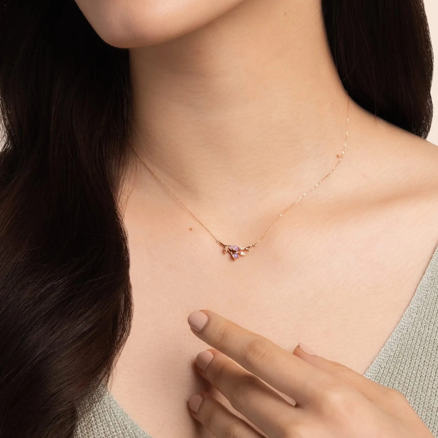 10k Rose Gold Maxine Necklace