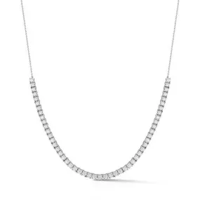 14K White Gold Diamond Necklace