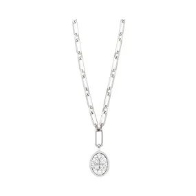 14Kt White Gold Diamond 1/2Ctw Necklace