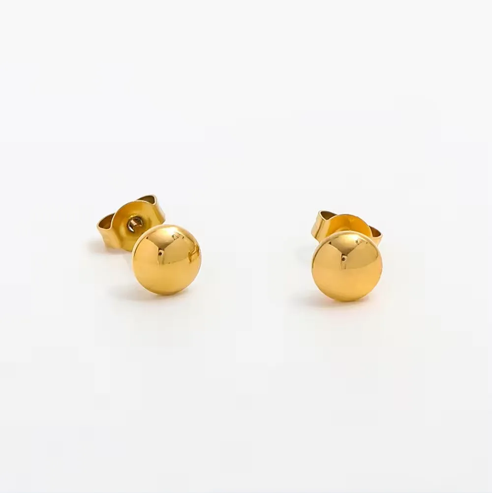 18K Gold-Filled Tiny Dot Stud Earrings