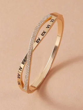 1pc Rhinestone Decor Bracelet for Women