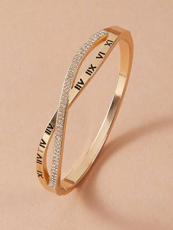 1pc Rhinestone Decor Bracelet for Women
