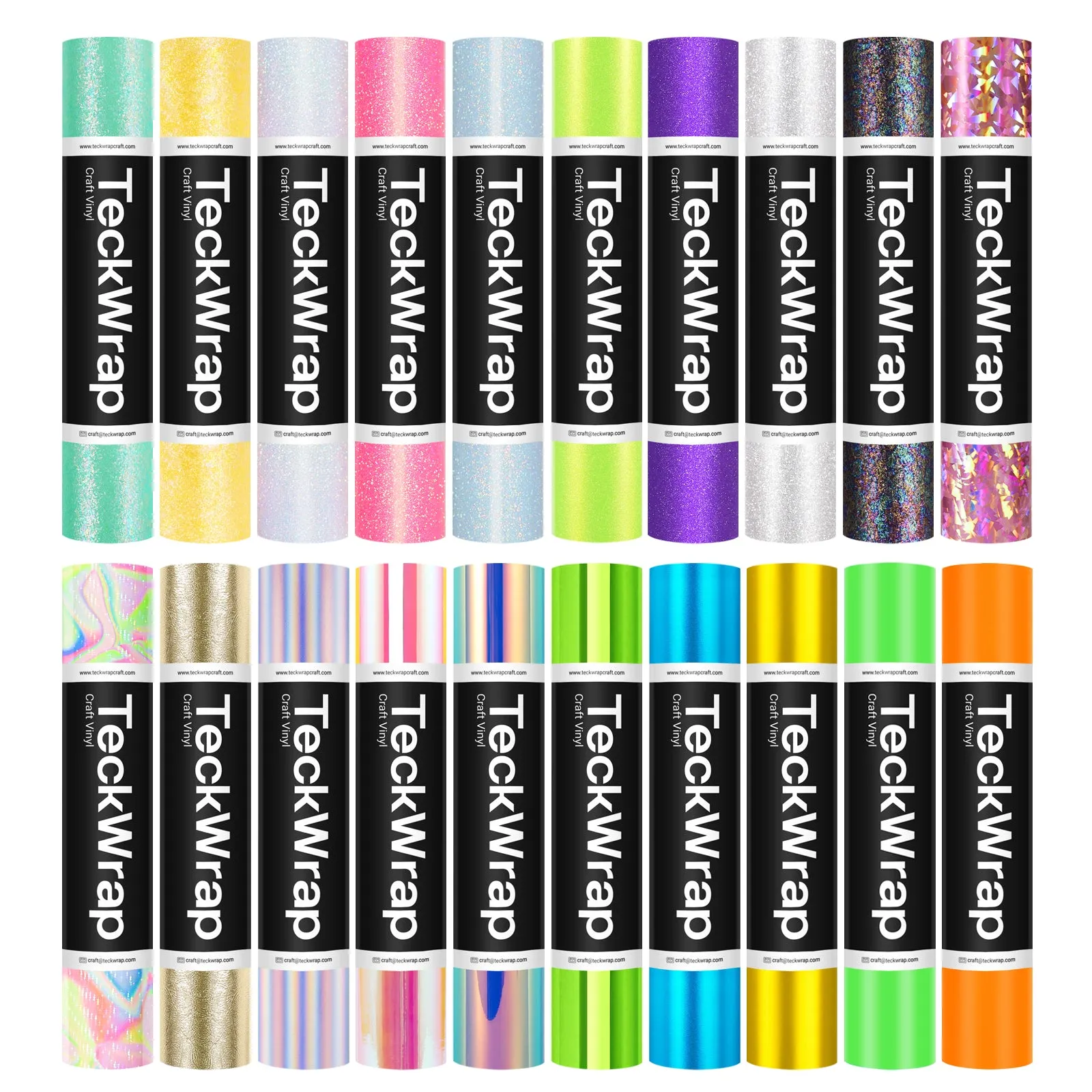 20 Rolls Craft Vinyl Bundle