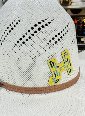 2023 Jobes Hats - patch/sticker - Aztec Yellow/Grey