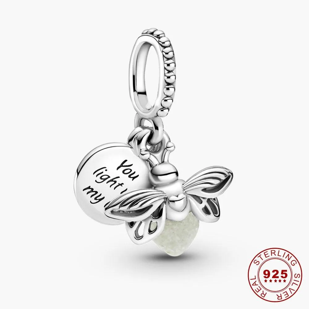 2023 New Summer 925 Sterling Silver Crab Jellyfish Charms