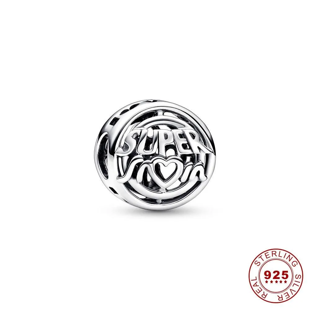 2023 New Summer 925 Sterling Silver Crab Jellyfish Charms