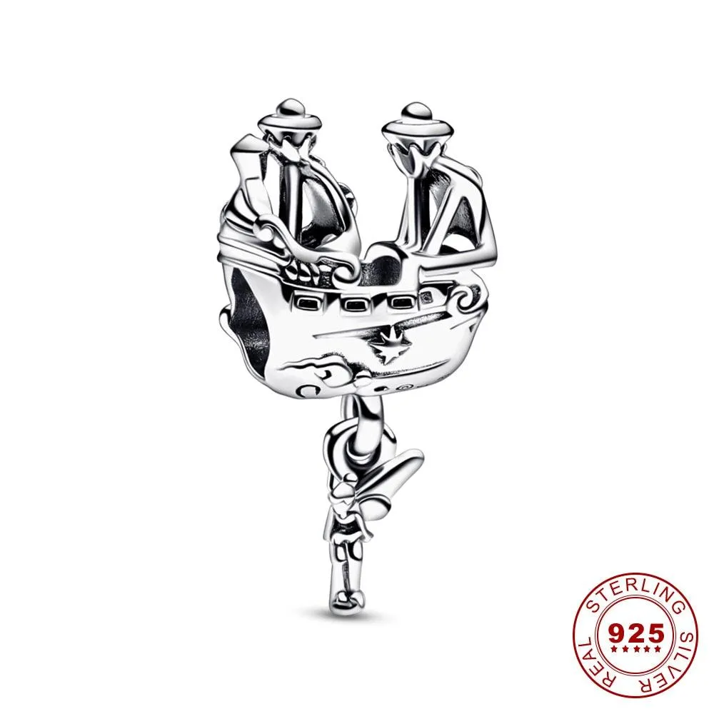 2023 New Summer 925 Sterling Silver Crab Jellyfish Charms