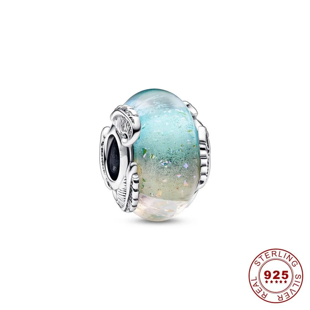 2023 New Summer 925 Sterling Silver Crab Jellyfish Charms