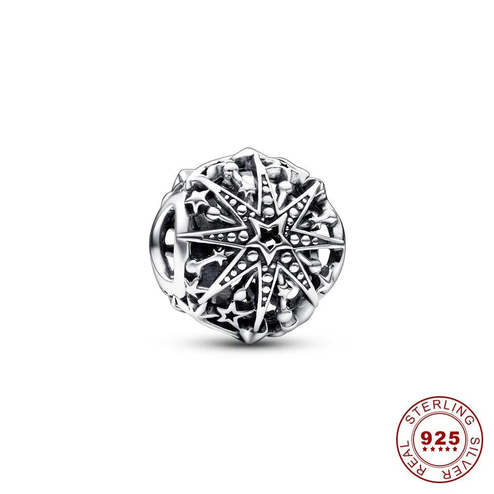 2023 New Summer 925 Sterling Silver Crab Jellyfish Charms
