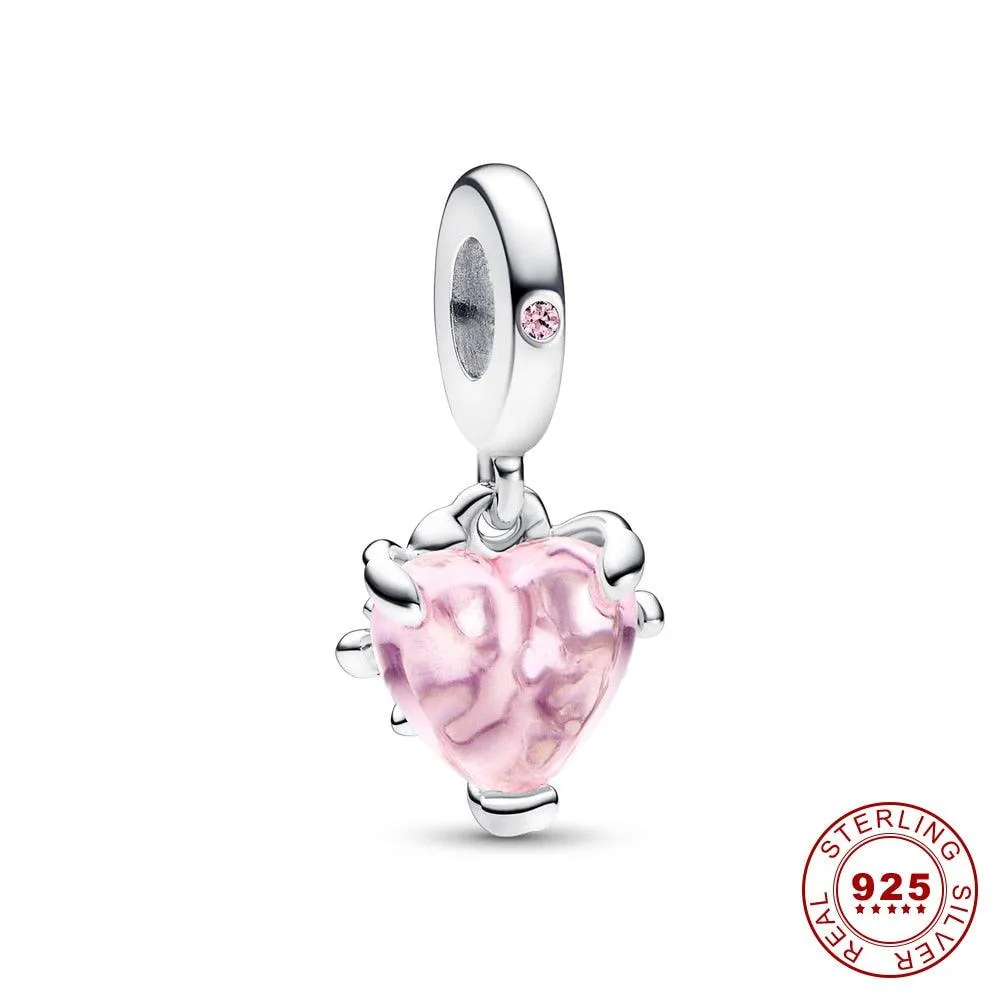 2023 New Summer 925 Sterling Silver Crab Jellyfish Charms