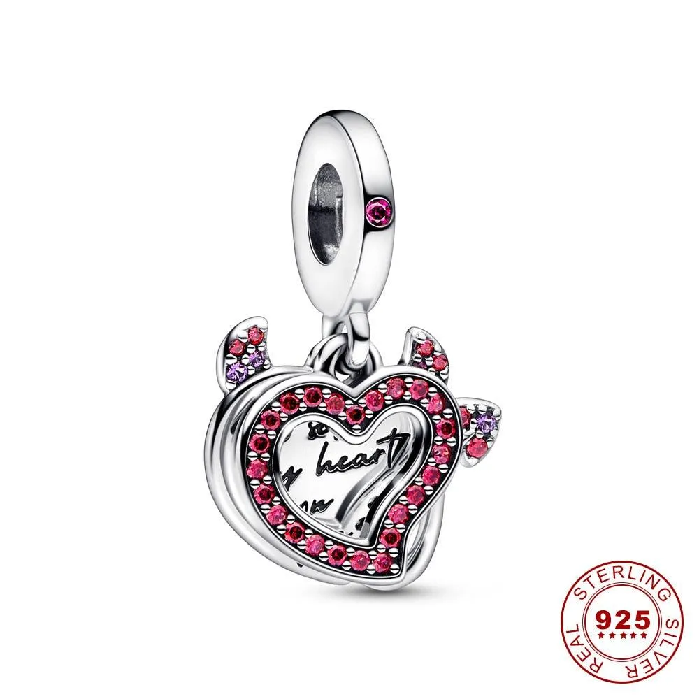 2023 New Summer 925 Sterling Silver Crab Jellyfish Charms