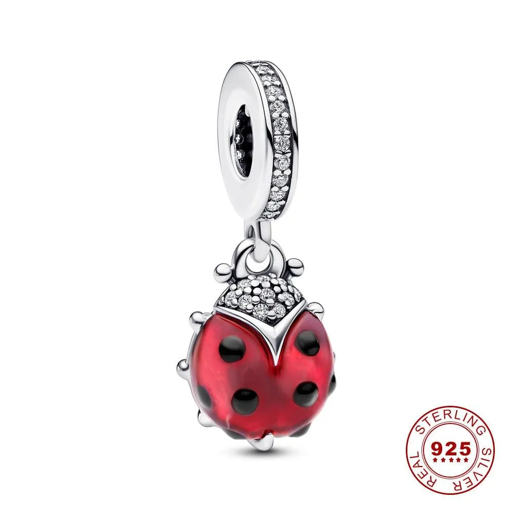 2023 New Summer 925 Sterling Silver Crab Jellyfish Charms