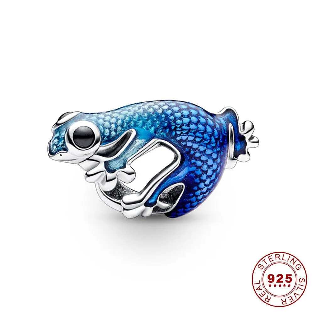 2023 New Summer 925 Sterling Silver Crab Jellyfish Charms