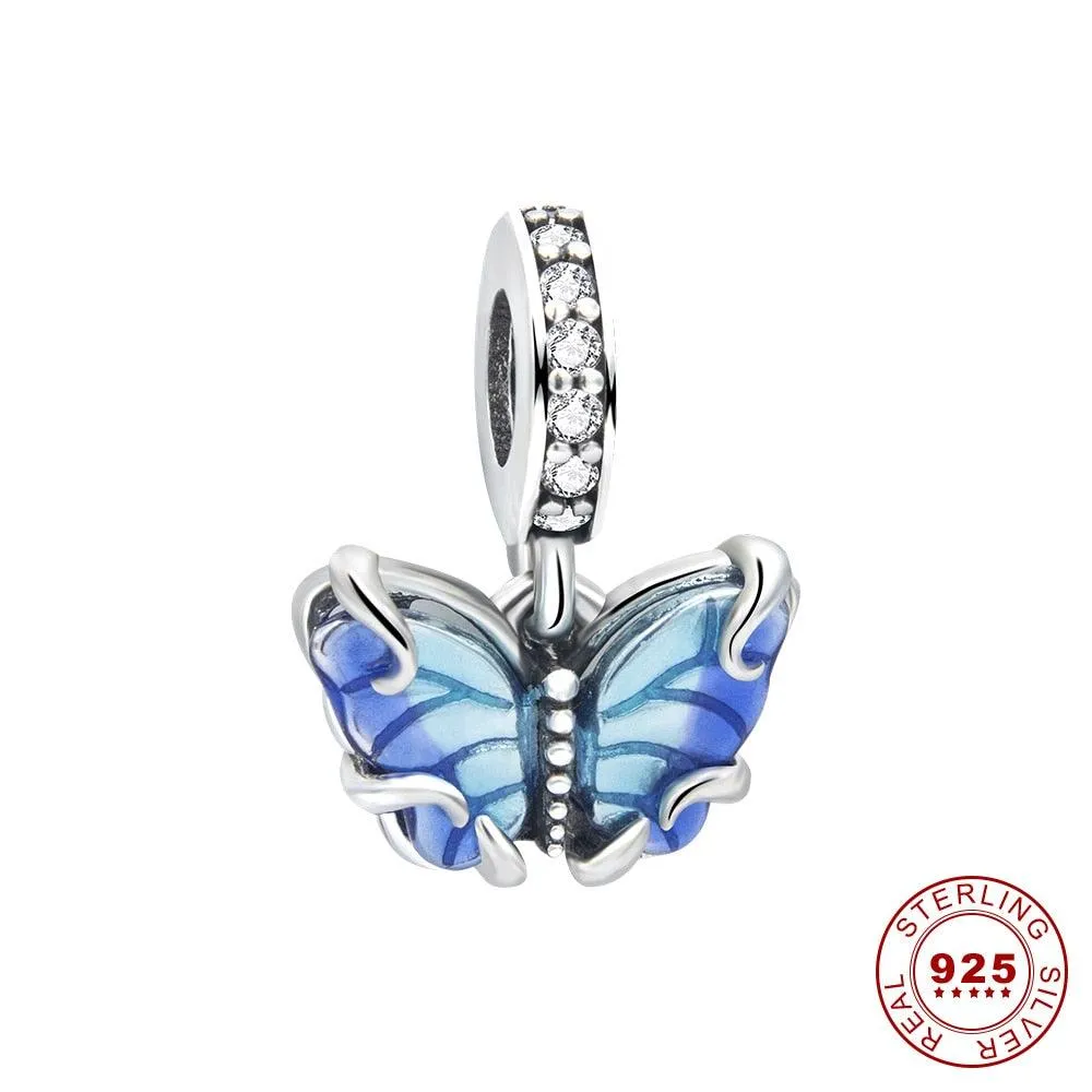 2023 New Summer 925 Sterling Silver Crab Jellyfish Charms