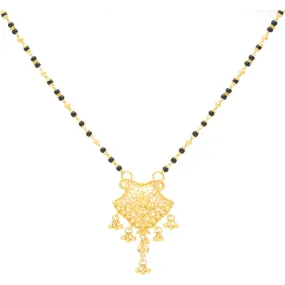 22K Gold Omala Mangalsutra Chain Necklace is simply and elegant.