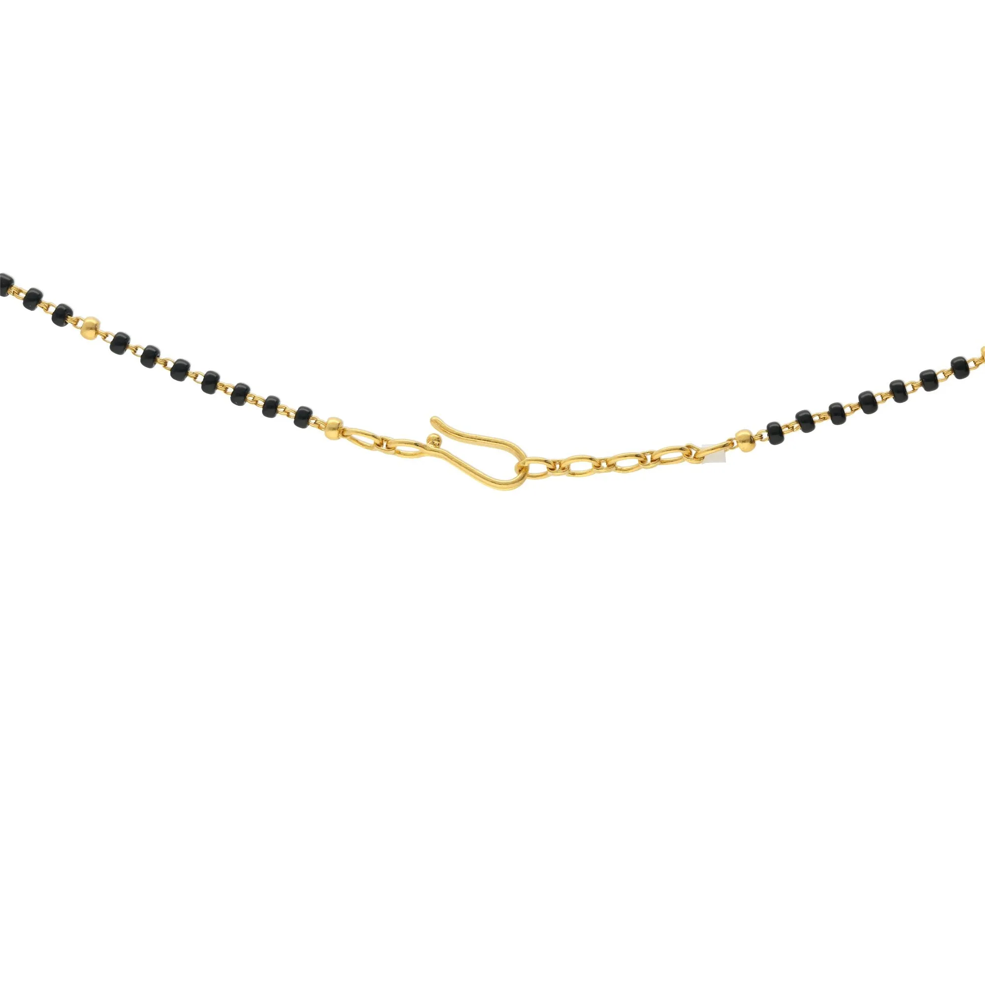 22K Gold Omala Mangalsutra Chain Necklace is simply and elegant.