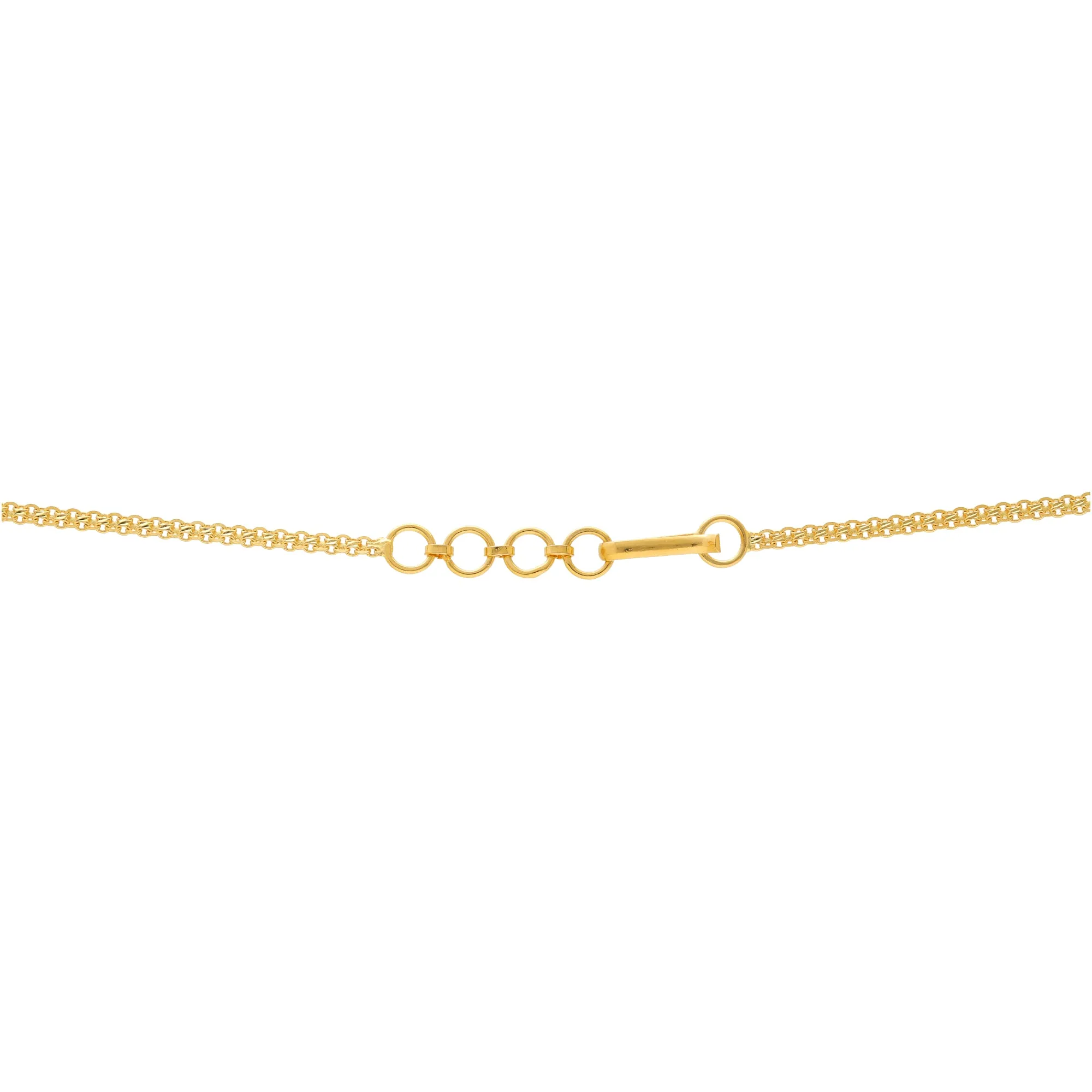 22K Yellow Gold Antique Necklace Set (39.2gm)
