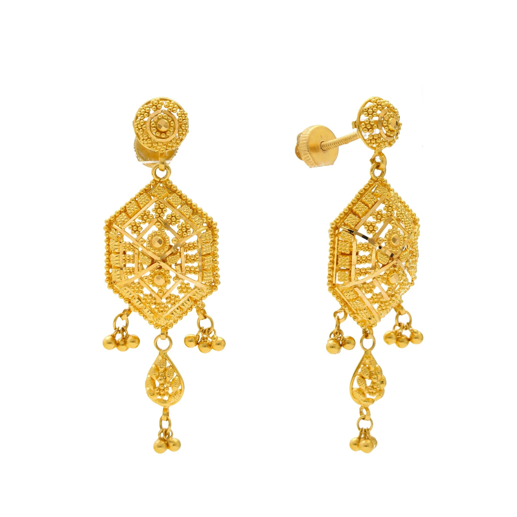 22K Yellow Gold Necklace Set (22.5gm)