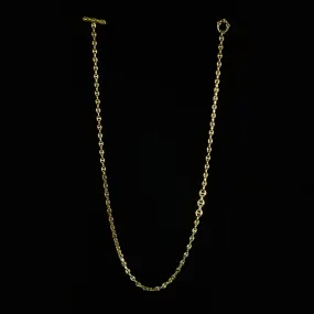 3MM OPEN-LINK™ NECKLACE WITH DIAMOND PENDANT - 26"