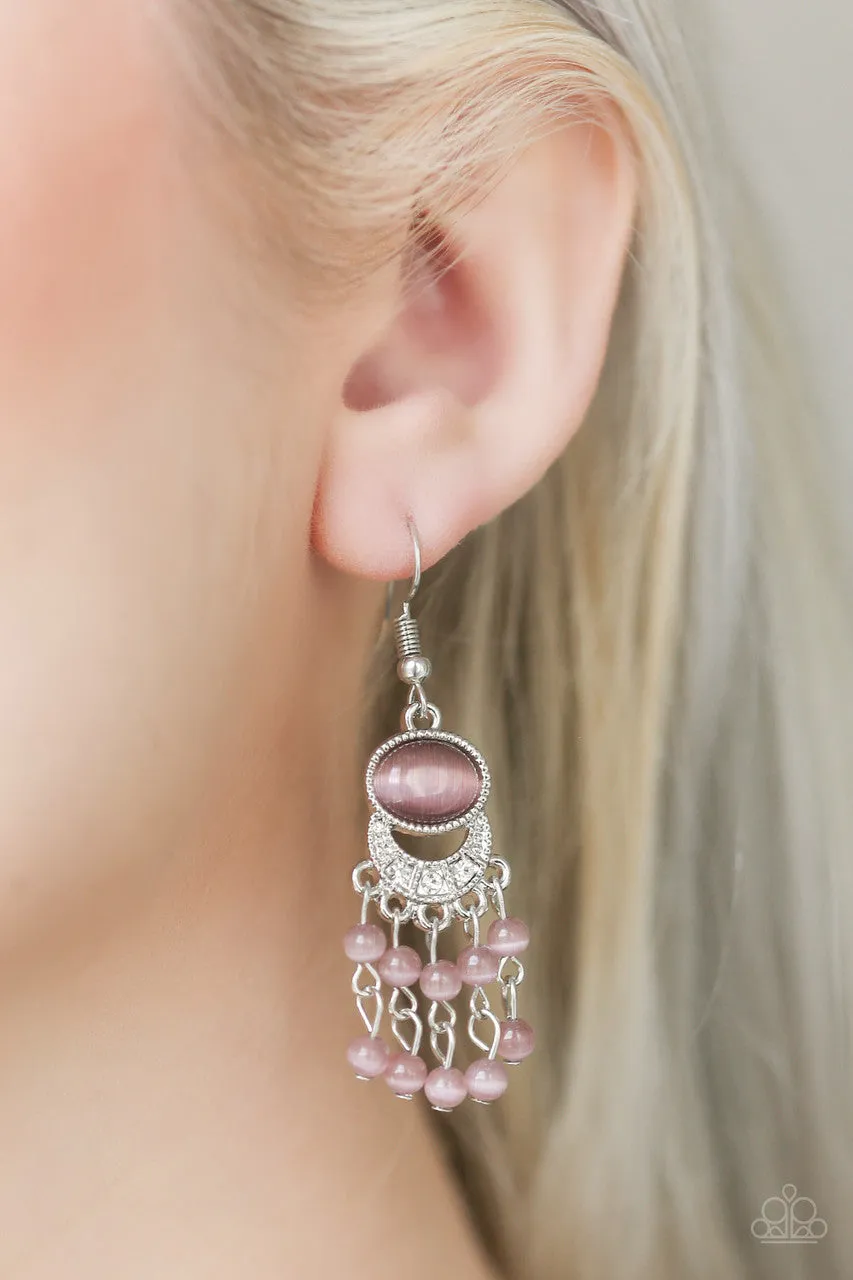 A Spring State of Mind Purple Paparazzi Earrings