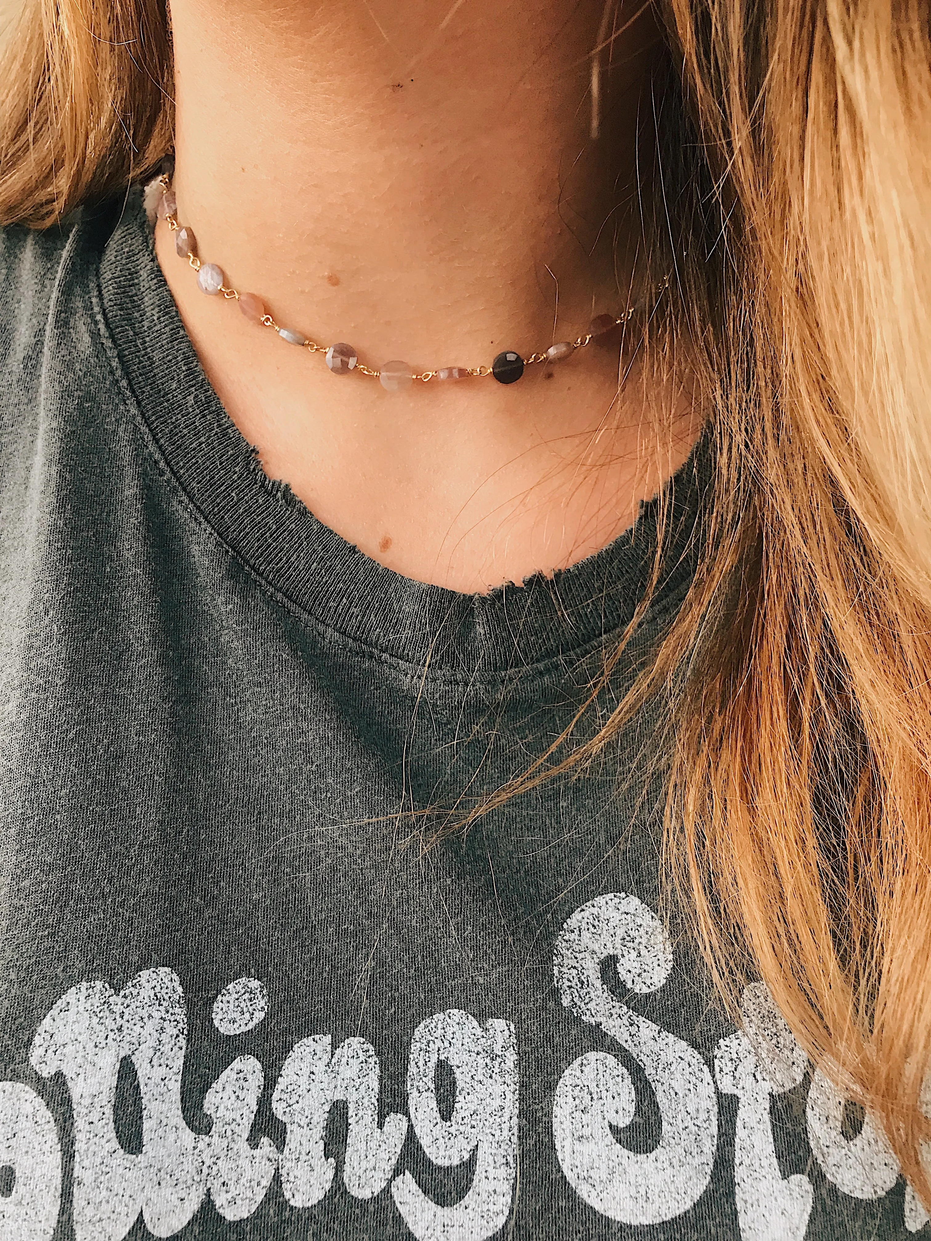 Addison // Gold Gemstone