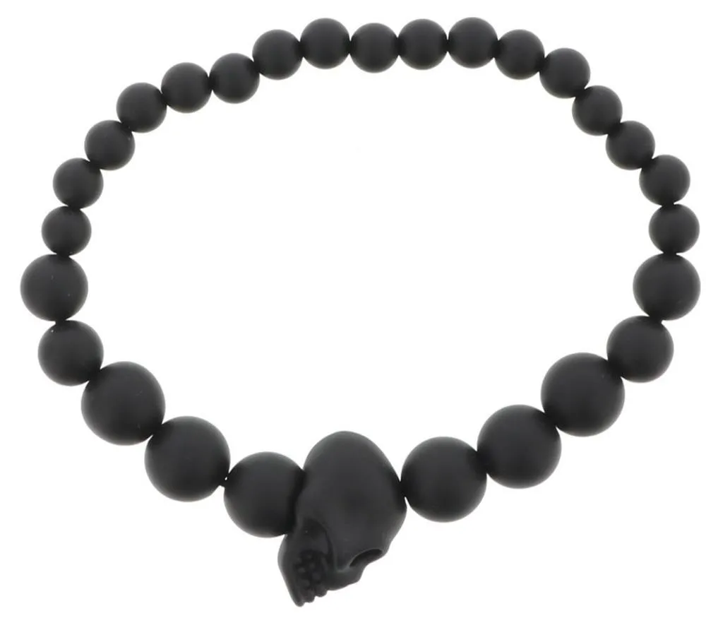 Alexander McQueen Skull Bead Bracelet