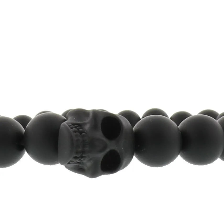 Alexander McQueen Skull Bead Bracelet