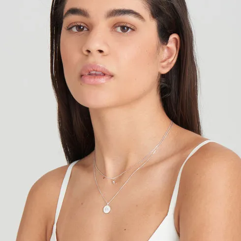 Ania Haie Silver Star Opal Pendant Necklace