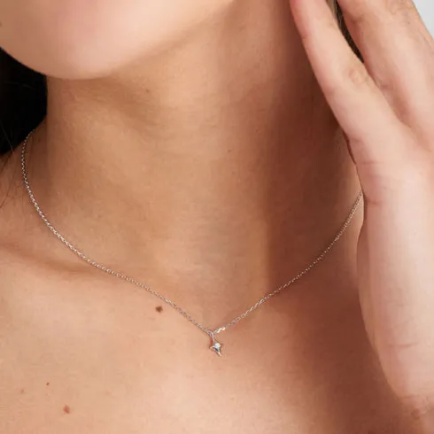 Ania Haie Silver Star Opal Pendant Necklace