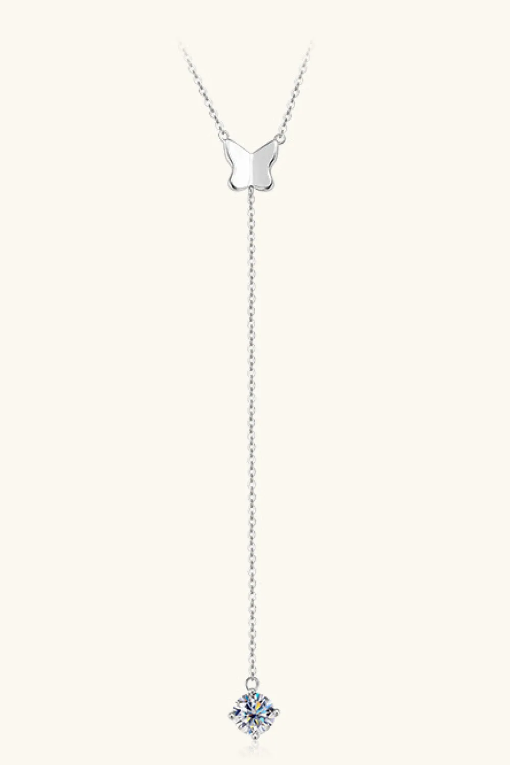 *APP EXCLUSIVE* 1 Carat Moissanite 925 Sterling Silver Necklace