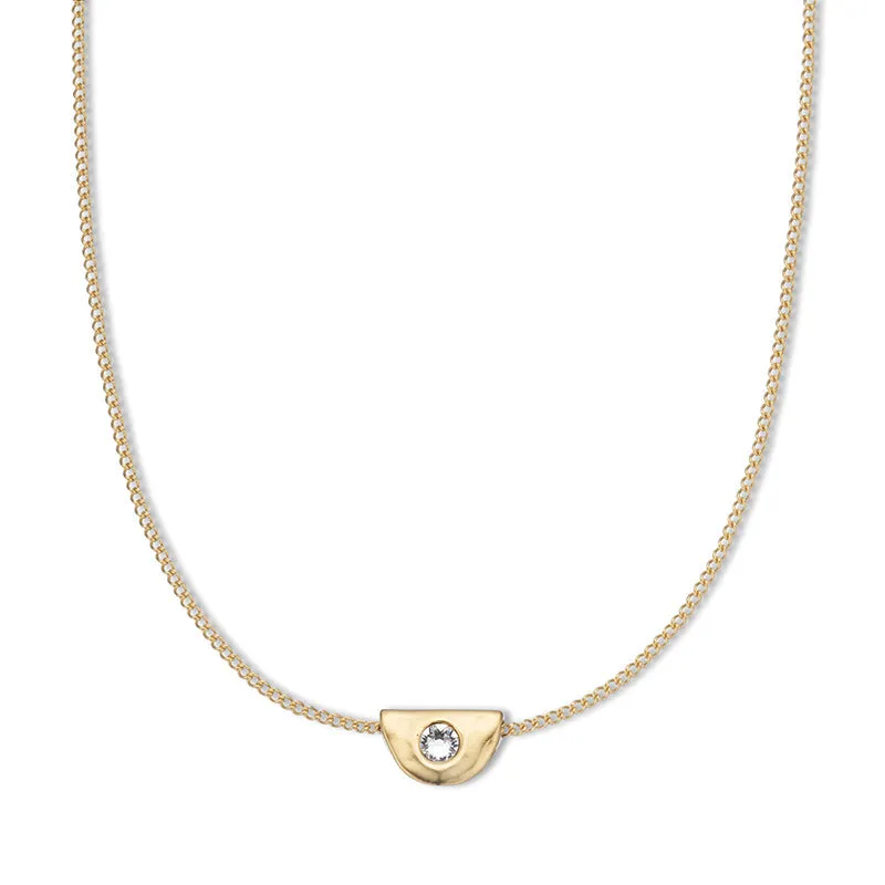 APRIL BIRTHSTONE NECKLACE