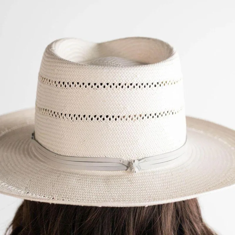 Arlo White Fedora Hat
