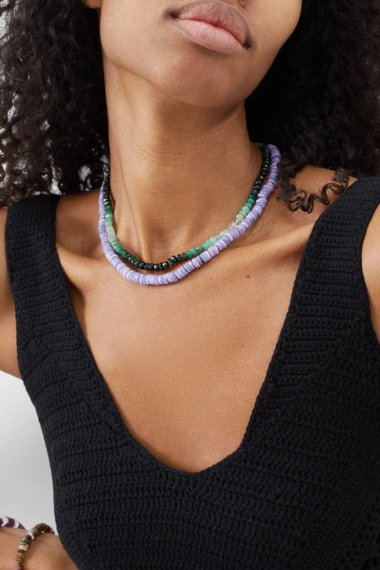 Atlas Opal & 14kt Gold Necklace