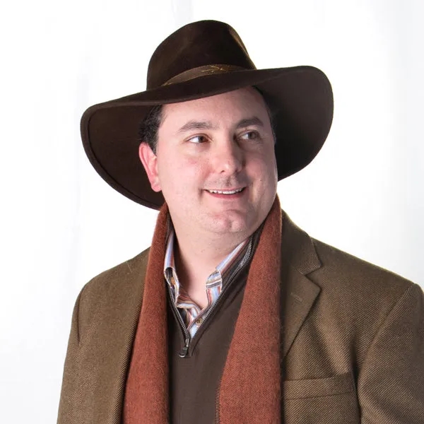 Australia Felted Wool Hat Brown