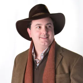 Australia Felted Wool Hat Brown