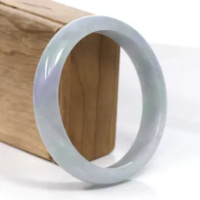 Baikalla Classic Real Lavender Jadeite Jade Bangle Bracelet (63.48mm) #942