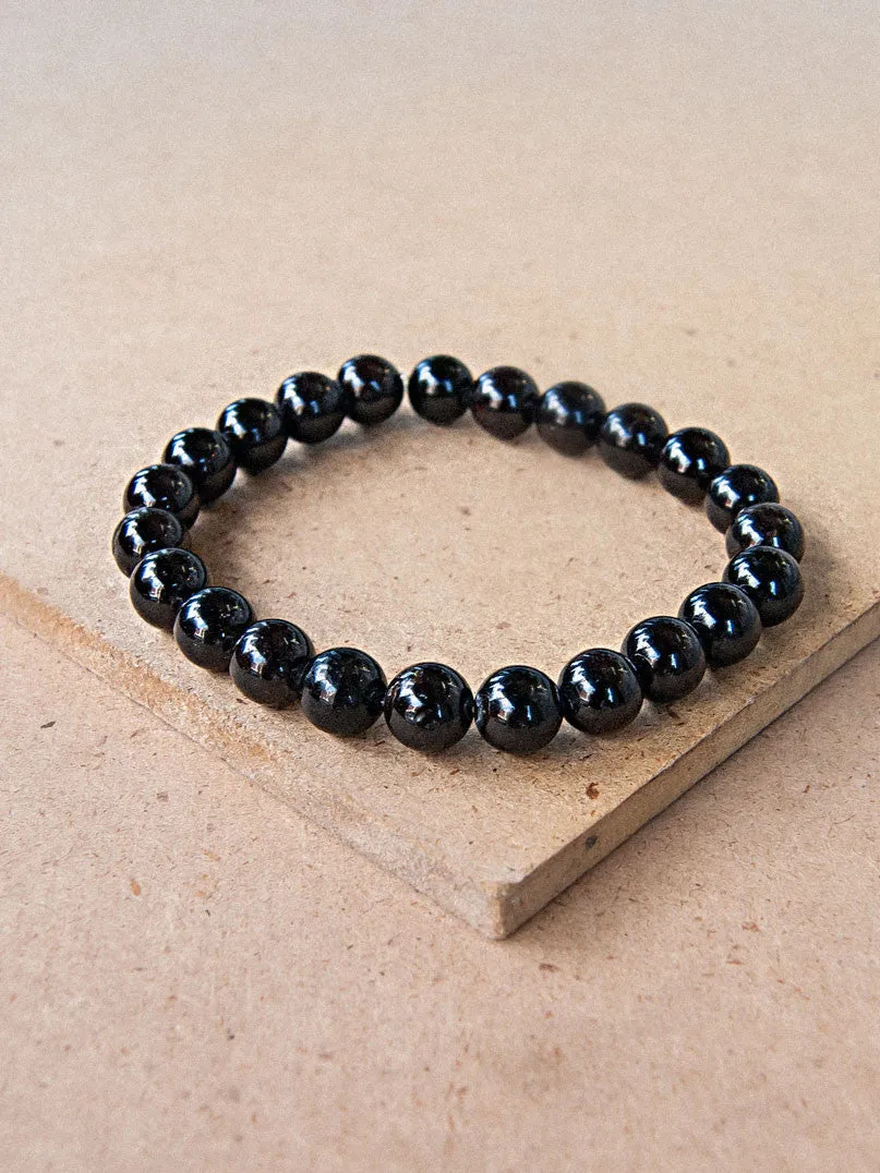 Black Onyx Mala Bracelet