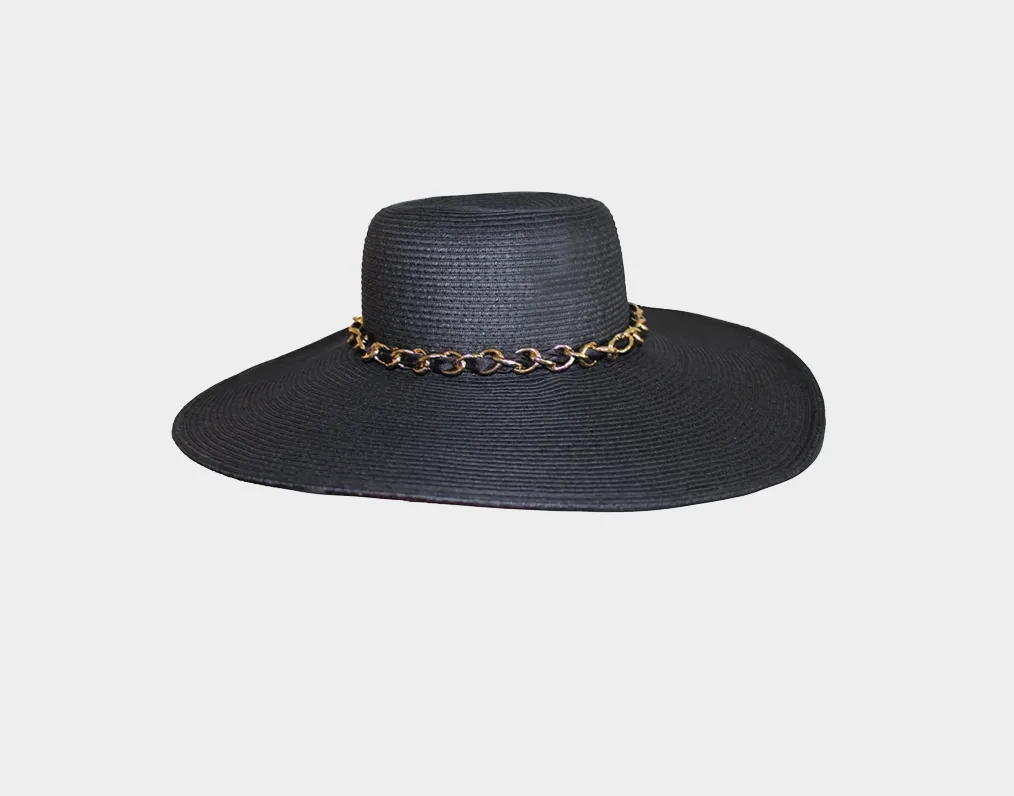 Black Resort Hat - The Cannes Hat
