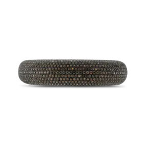 Brown Zircon Bangle Bracelet