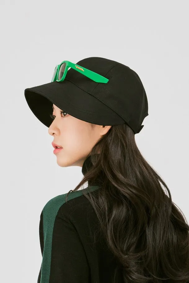 bucket hat with sunglasses slot