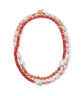 Cabana Necklace in Panama Pink