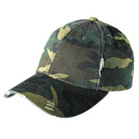 Camo Distressed Hat