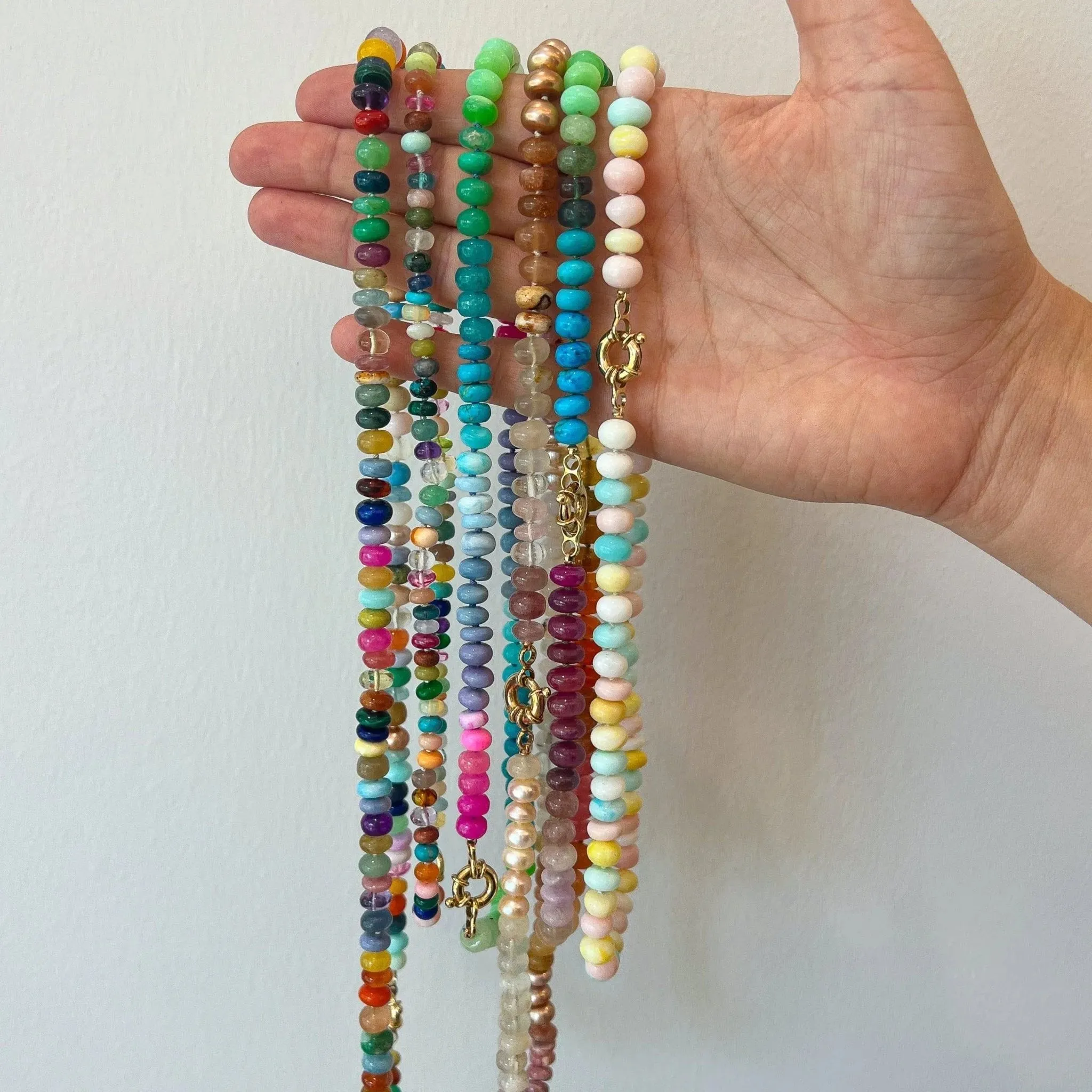 Candy Opal Gemstone Necklace