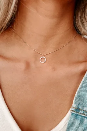 Can't Compete Choker Necklace (Gold)