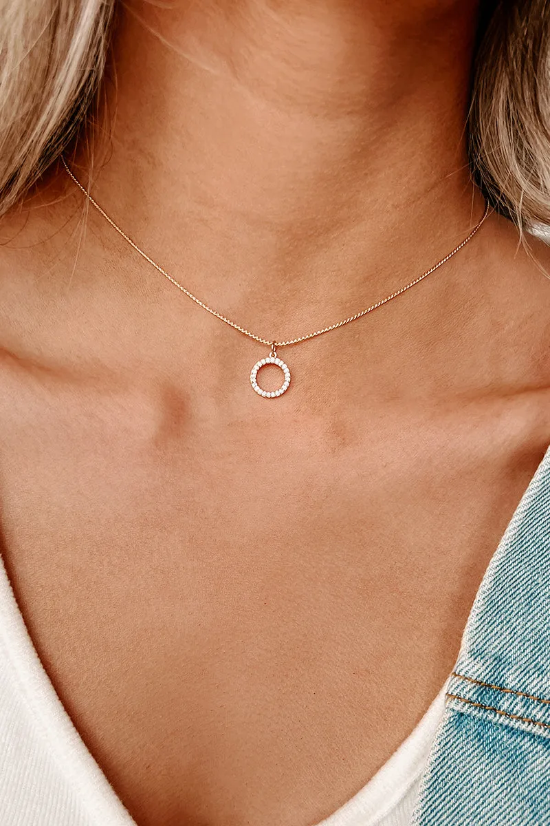 Can't Compete Choker Necklace (Gold)