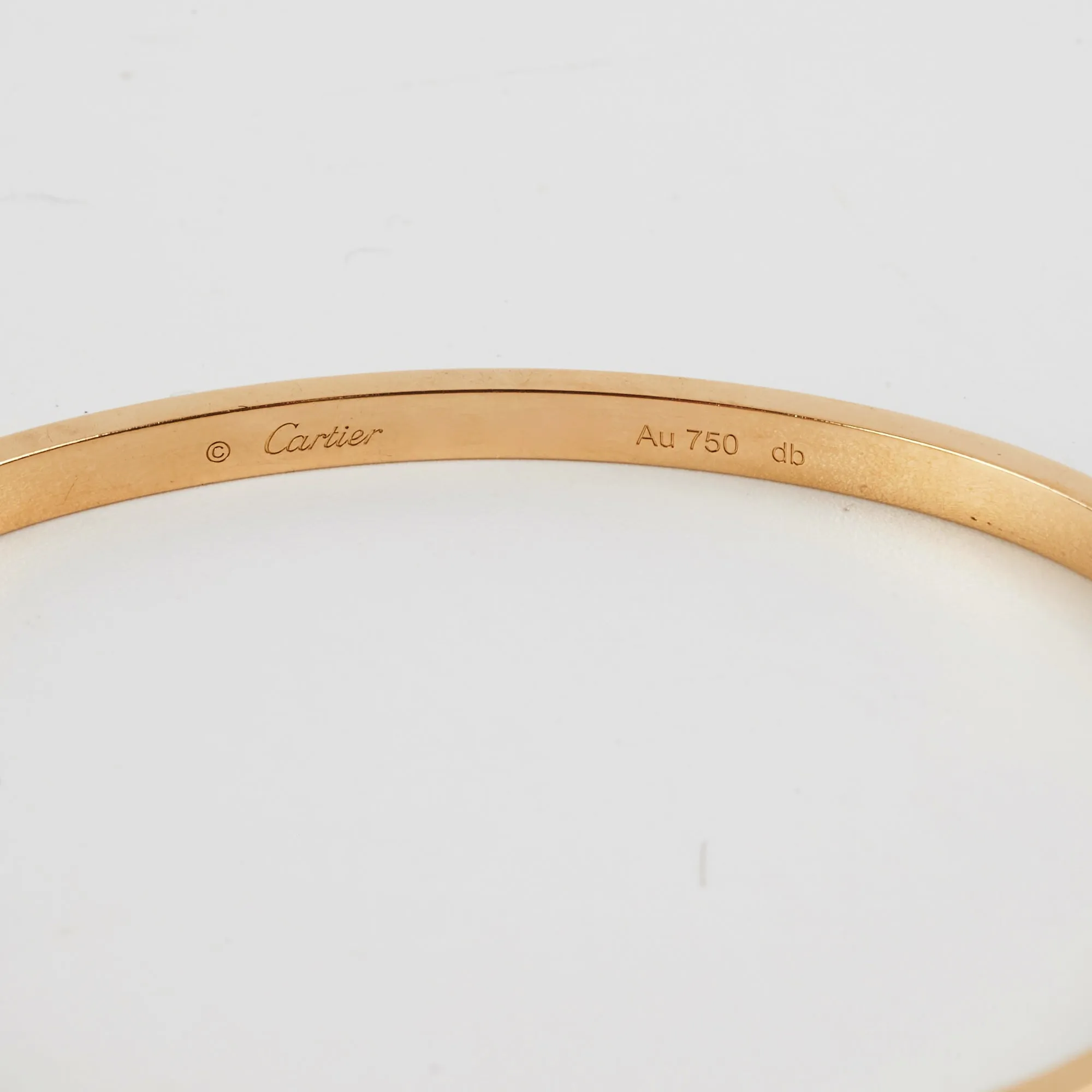 Cartier Small Model Love Bracelet Size 19