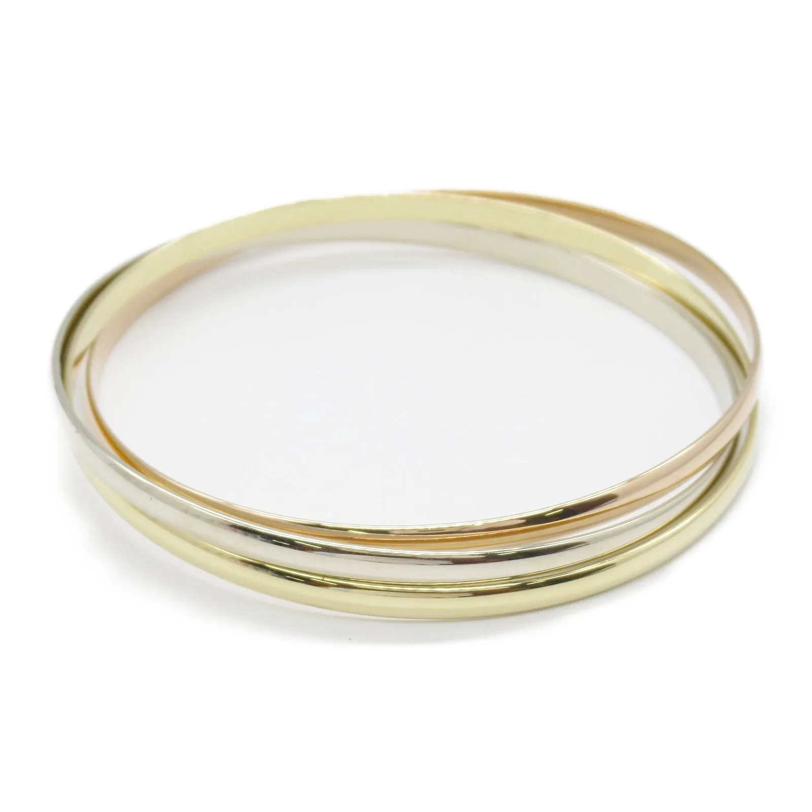 Cartier Trinity Bangle K18 Gold