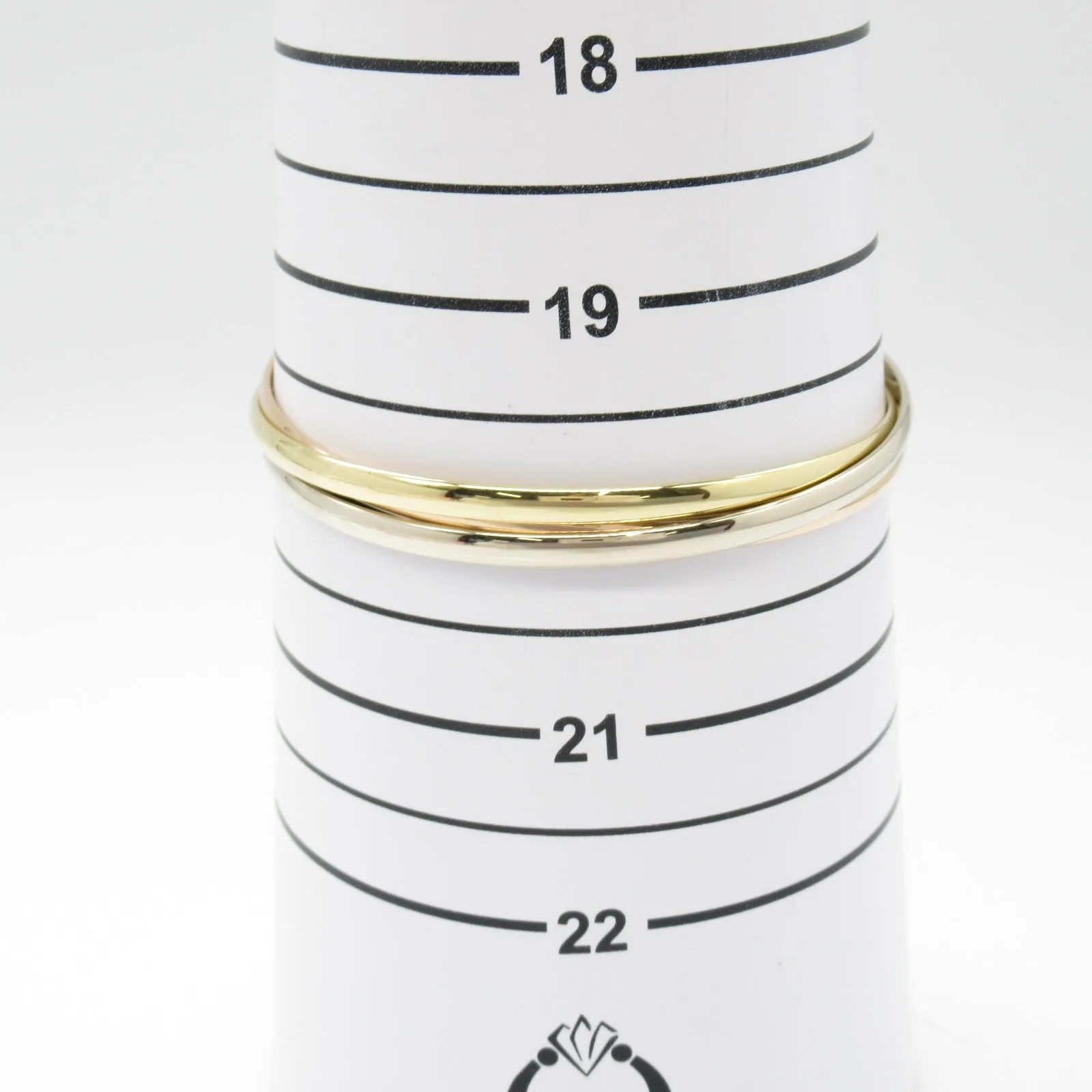 Cartier Trinity Bangle K18 Gold