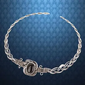 Celtic Onyx Knot Necklace