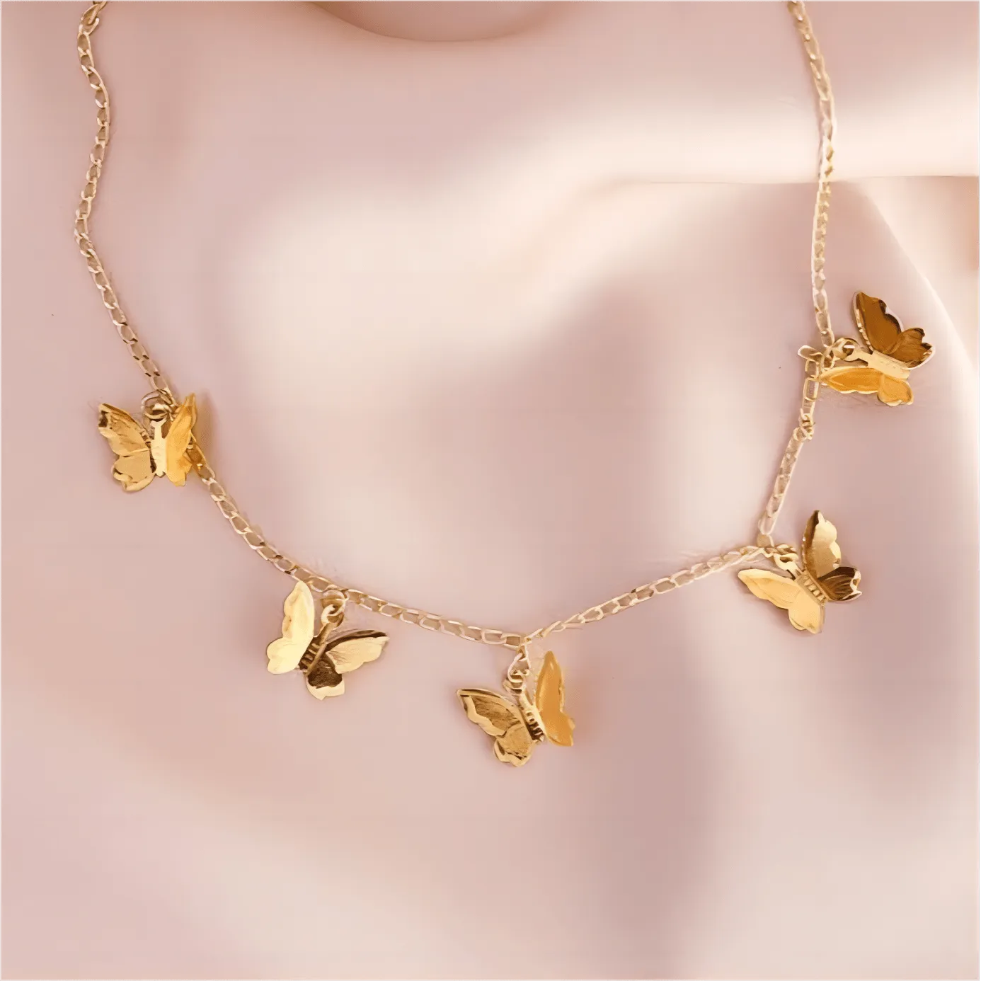 Chic Butterfly Choker Necklace